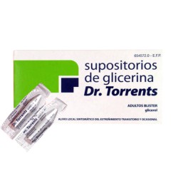 Supositorios Glicerina Dr.Torrent Adultos Blister 12 uds.