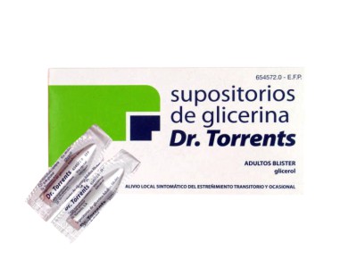 Supositorios Glicerina Dr.Torrent Adultos Blister 12 uds.