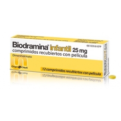 Biodramina Infantil 12 Comprimidos