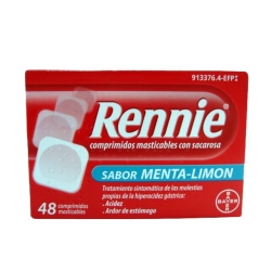 Rennie con Sacarosa 48 Tabletas