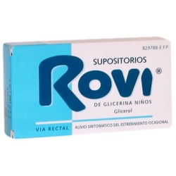 Suposotorios Glicerina Rovi Niños x15